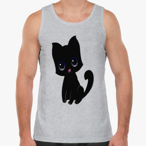 Майка с принтом Kitten