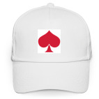 Кепка / бейсболка, белая (печать) Вызывающая масть