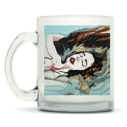 Кружка матовая с принтом Feel the bliss