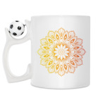 Кружка с футбольным мячиком