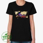 Женская футболка органик