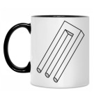 Кружка двухцветная