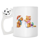Кружка с футбольным мячиком