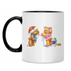 Кружка двухцветная