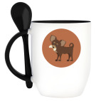 Кружка с ложкой