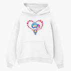 Толстовка худи оверсайз