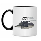 Кружка двухцветная