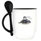 Кружка с ложкой