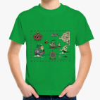 Детская классическая футболка Пиратская карта