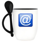 Кружка с ложкой