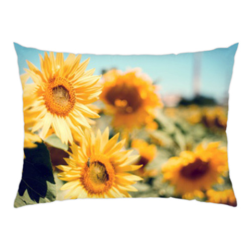 Подушка с принтом запах весны