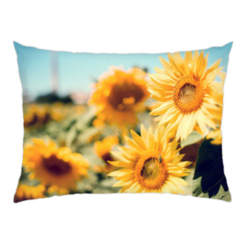 Подушка с принтом запах весны