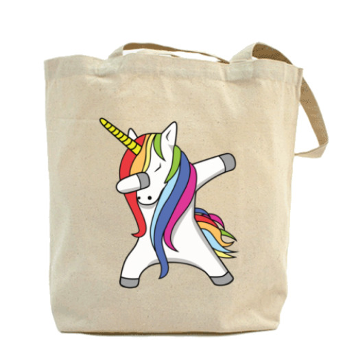 Сумка шоппер с принтом Единорог Дэб