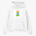 Толстовка худи оверсайз