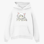 Толстовка худи оверсайз