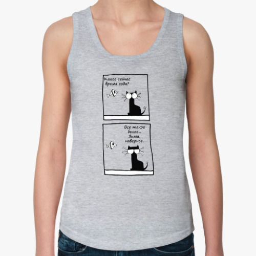 Женская майка с принтом Мавяйка!