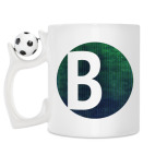 Кружка с футбольным мячиком