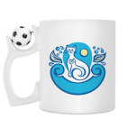 Кружка с футбольным мячиком