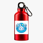 Металлическая бутылка 400 мл UV-DTF