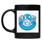 Кружка цветная UV-DTF