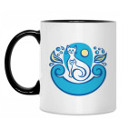 Кружка двухцветная