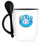 Кружка с ложкой