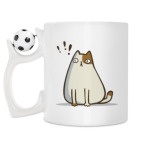 Кружка с футбольным мячиком