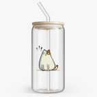 Банка с бамбуковой крышкой