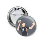 Значок 37 мм Асахи Азуманэ Haikyuu!! Волейбол!!