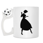 Кружка с футбольным мячиком