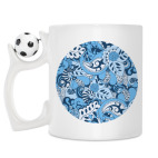 Кружка с футбольным мячиком