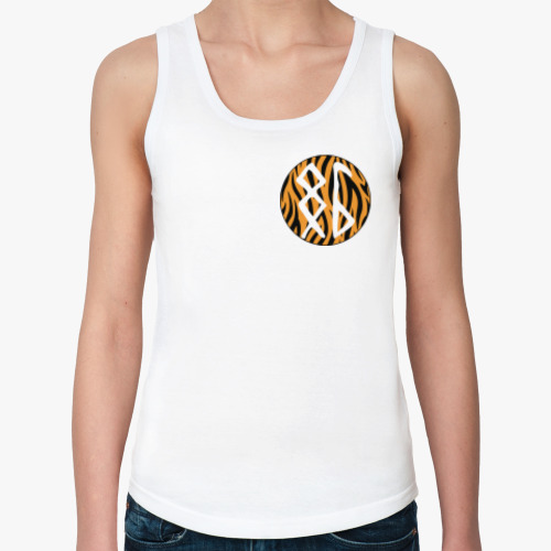 Женская майка с принтом on Earth since 86