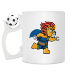 Кружка с футбольным мячиком