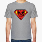 Классическая футболка Skull Superman