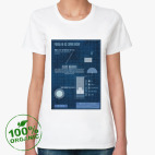 Женская футболка органик