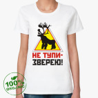 Женская футболка органик