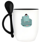 Кружка с ложкой