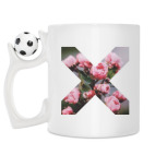 Кружка с футбольным мячиком