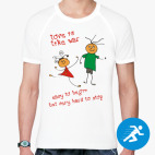 Мужская спортивная футболка