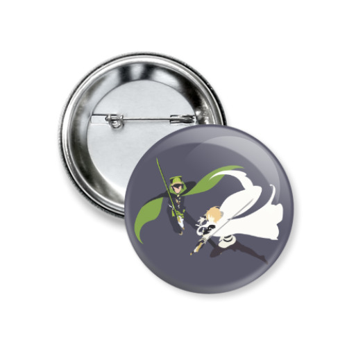 Значок 37мм с принтом Owari no Seraph Последний Серафим