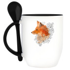 Кружка с ложкой