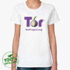 Женская футболка органик