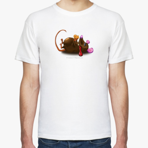 Футболка с принтом Мышонок Love
