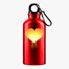 Металлическая бутылка 400 мл UV-DTF