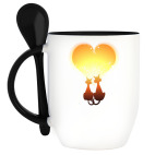 Кружка с ложкой