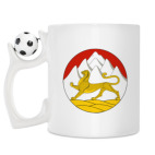 Кружка с футбольным мячиком