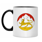 Кружка двухцветная