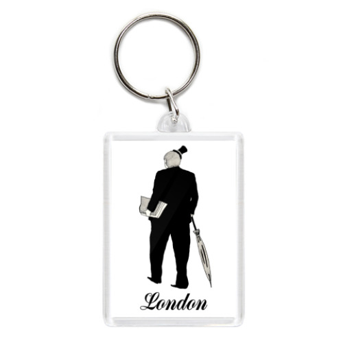 Брелок с принтом  'Лондон'