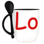 Кружка с ложкой