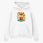 Толстовка худи оверсайз